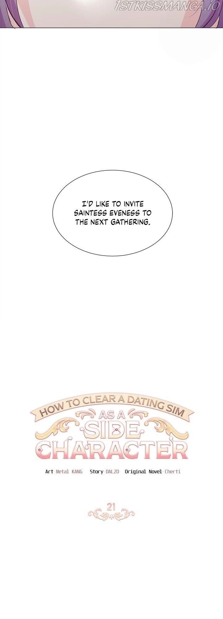 How to Clear a Dating Sim as a Side Character Chapter 21 page 1