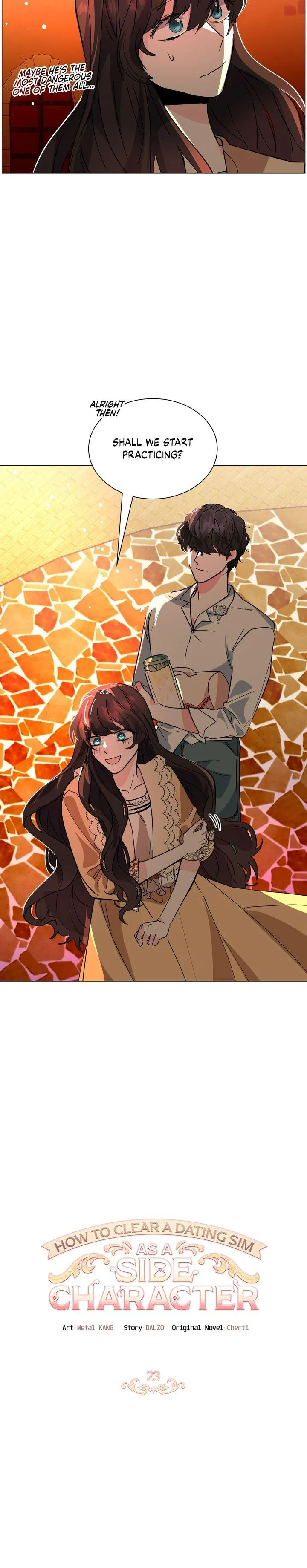 How to Clear a Dating Sim as a Side Character Chapter 23 page 1