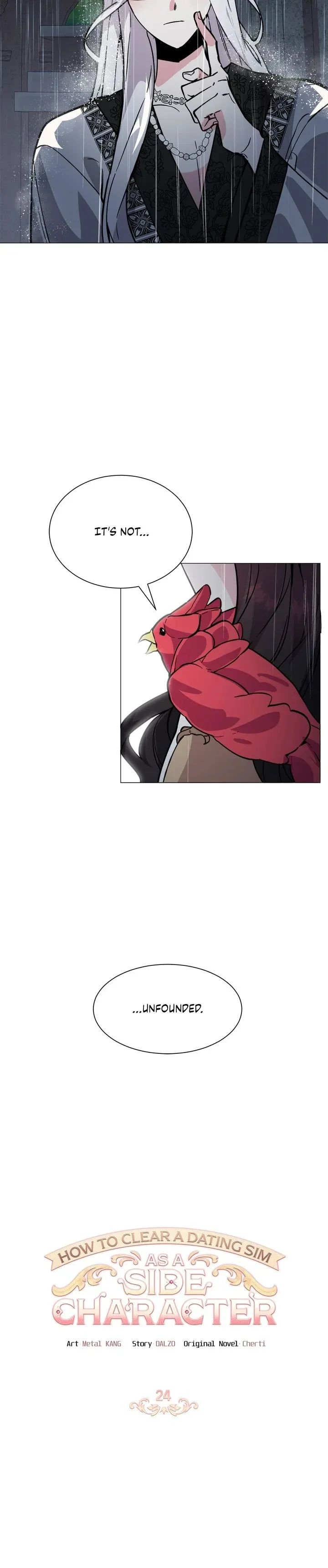 How to Clear a Dating Sim as a Side Character Chapter 24 page 1