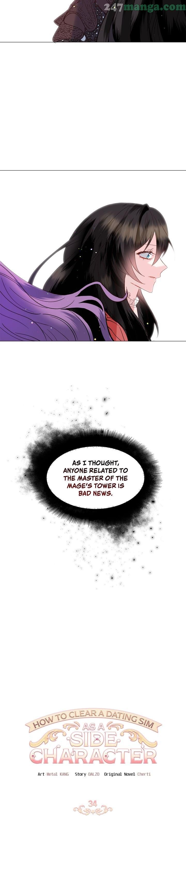 How to Clear a Dating Sim as a Side Character Chapter 34 page 1