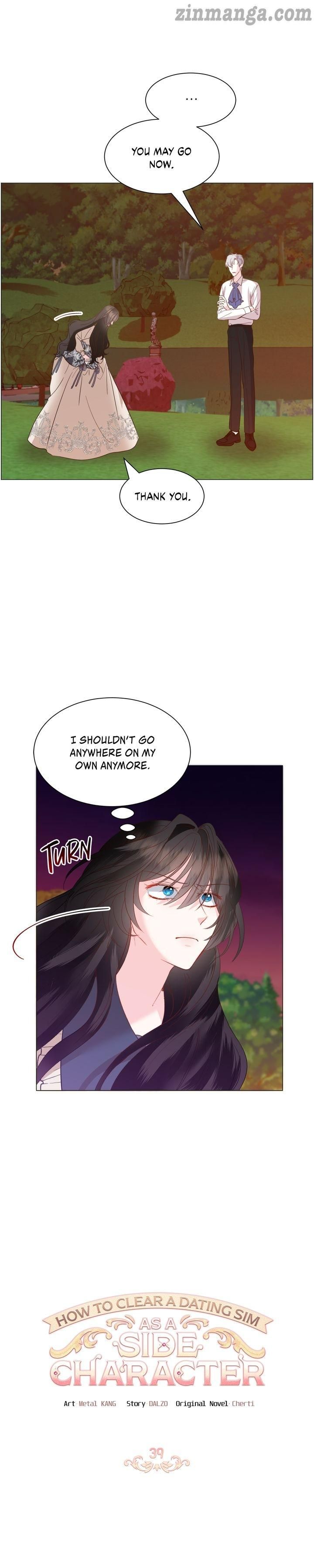 How to Clear a Dating Sim as a Side Character Chapter 39 page 1