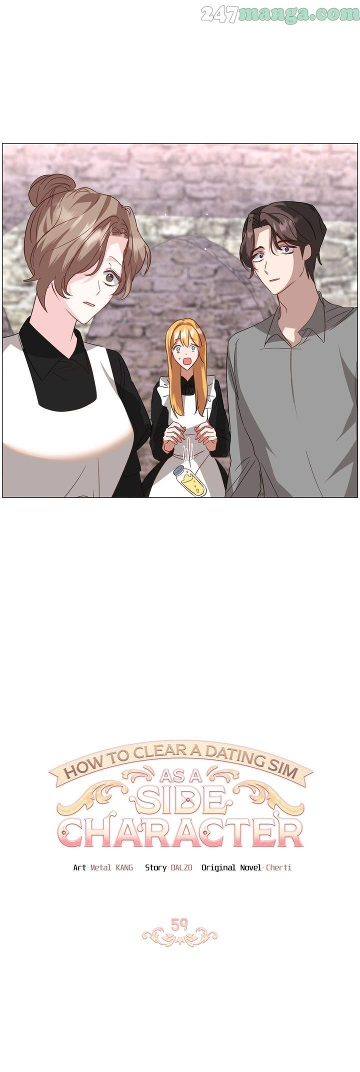 How to Clear a Dating Sim as a Side Character Chapter 59 page 1