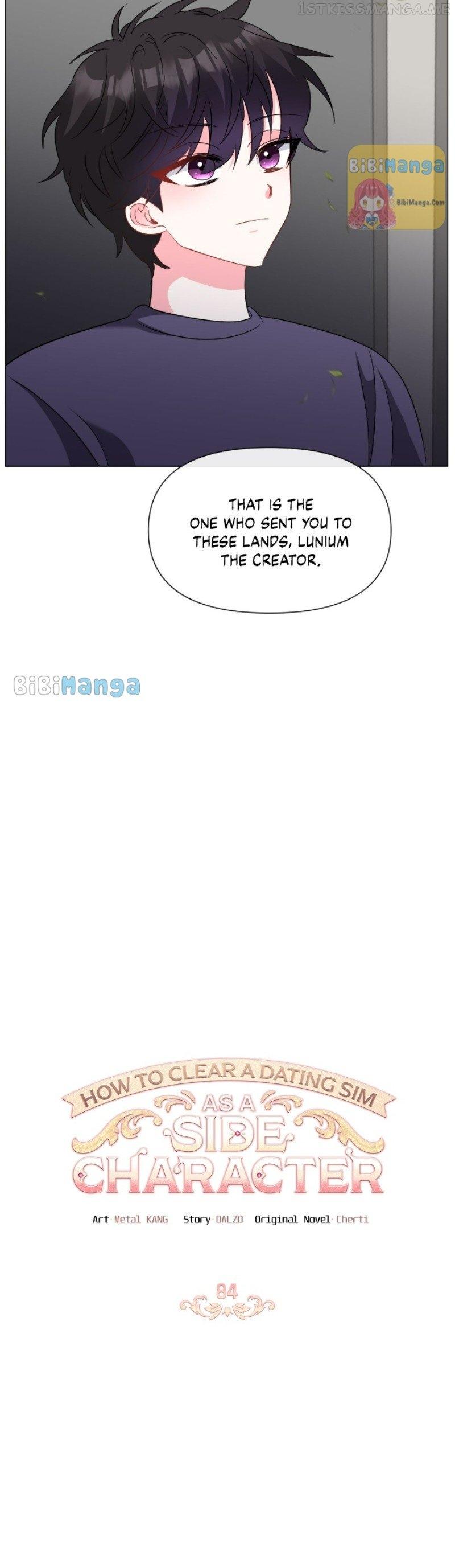 How to Clear a Dating Sim as a Side Character Chapter 84 page 1