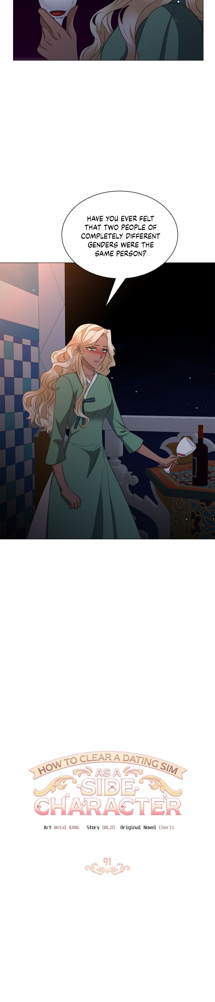 How to Clear a Dating Sim as a Side Character Chapter 91 page 1