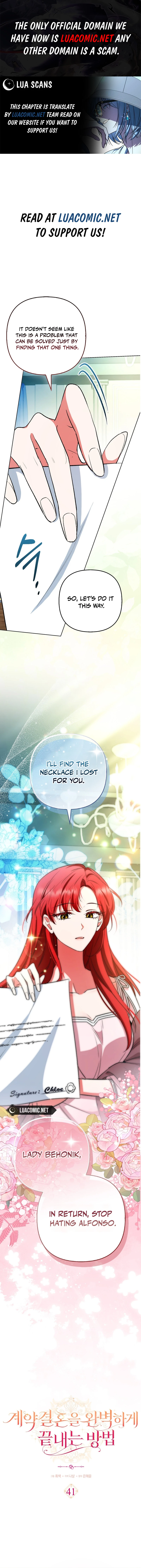 How to Perfectly End a Contract Marriage Chapter 41 page 0