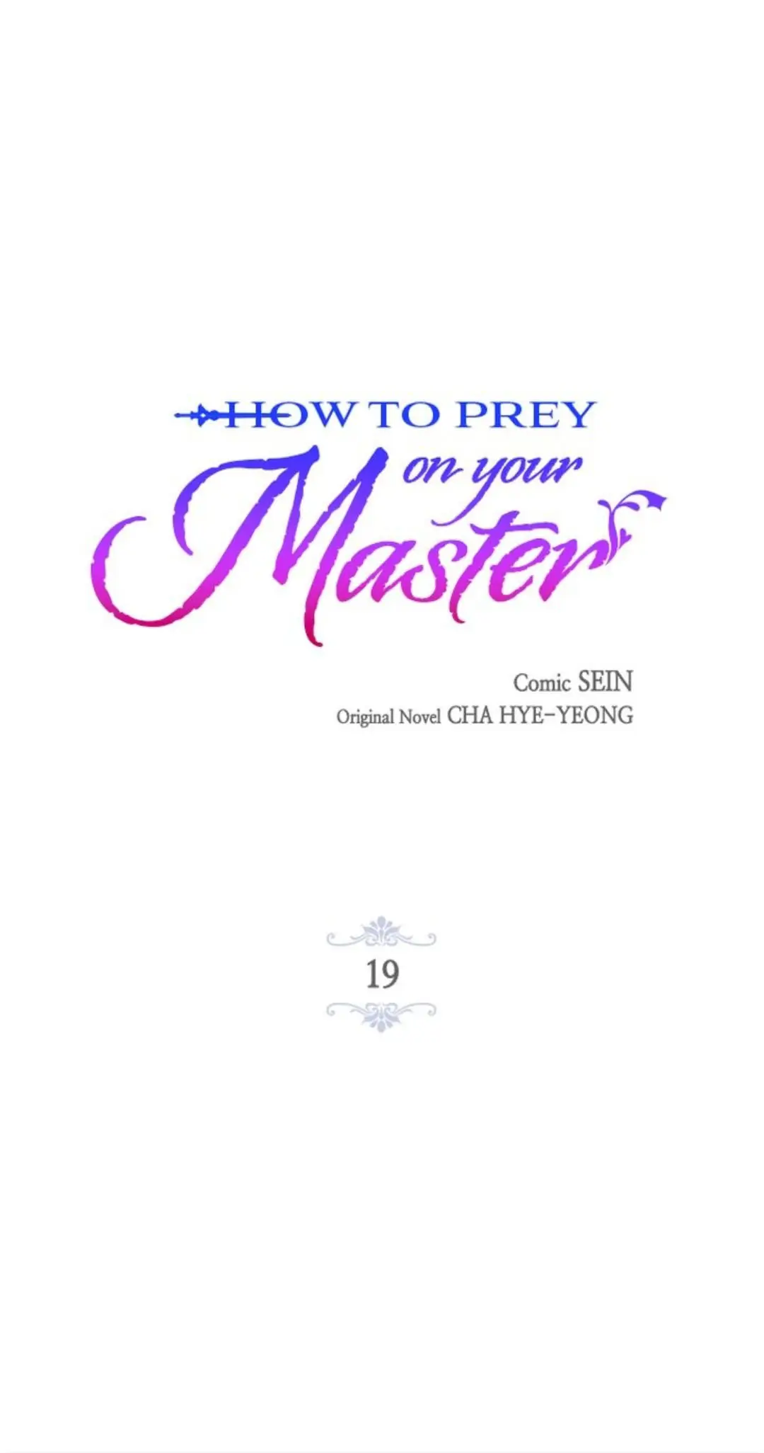 How to Prey on the Master Chapter 19 page 0