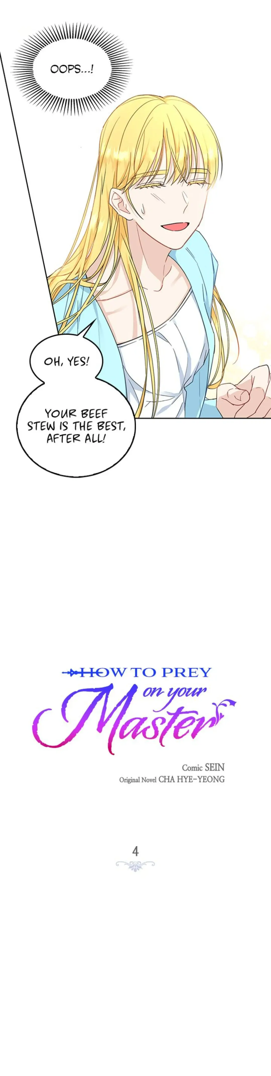 How to Prey on the Master Chapter 4 page 8