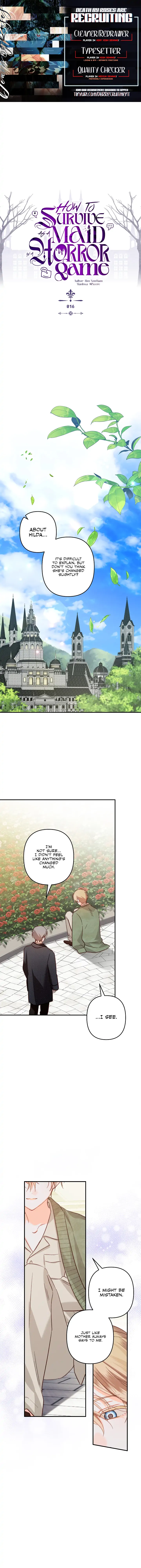 How to Survive as a Maid in a Horror Game Chapter 16 page 0