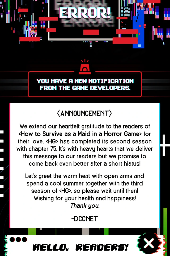 How to Survive as a Maid in a Horror Game Chapter 75 page 97