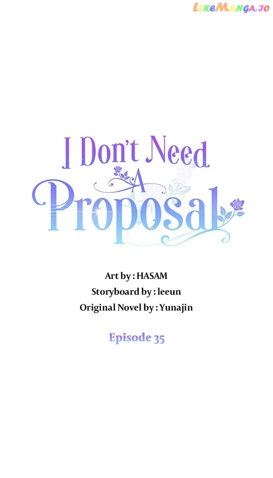I Didn’t Save You To Get Proposed To Chapter 35 page 0