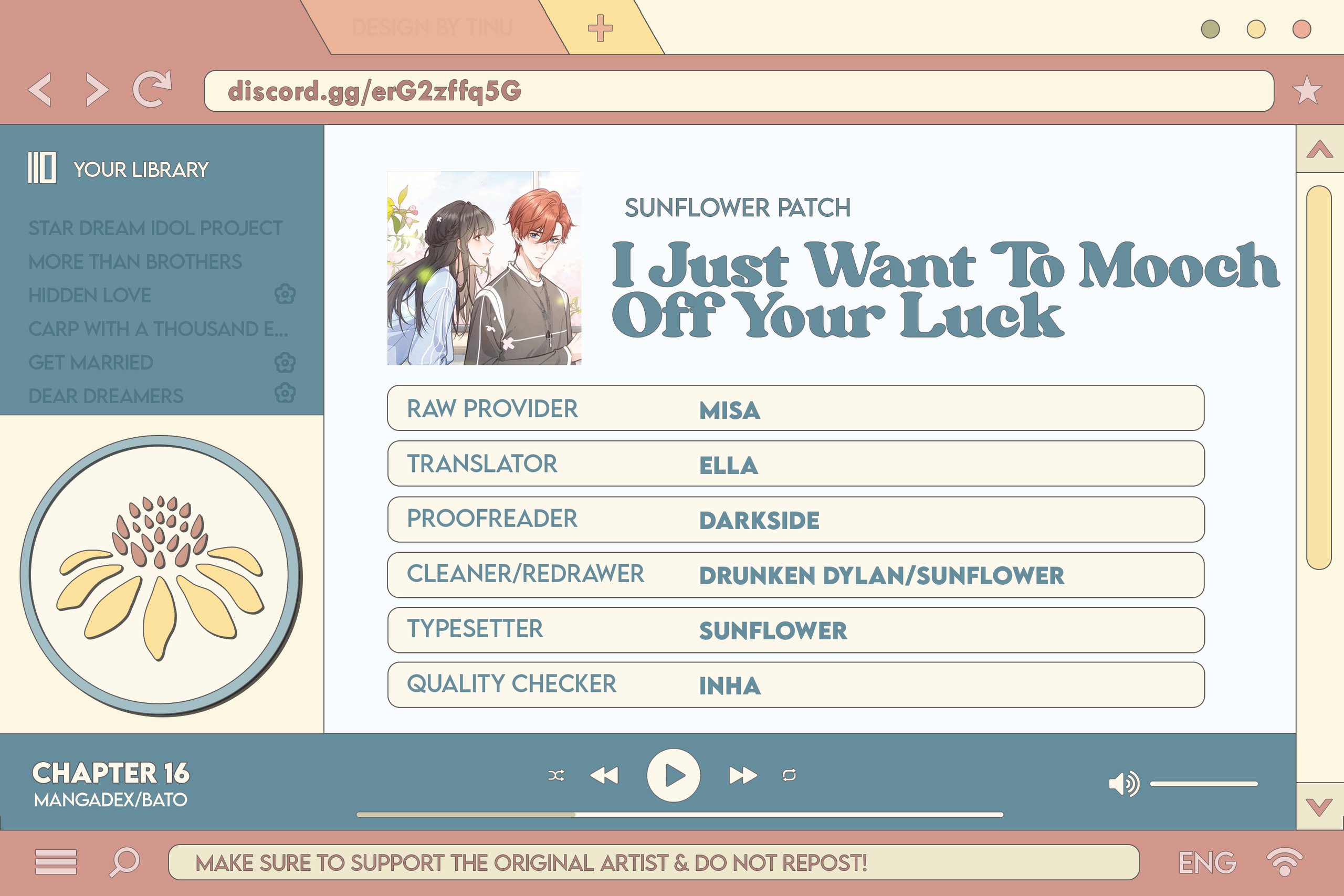 I Just Want To Mooch Off Your Luck Chapter 16 page 17