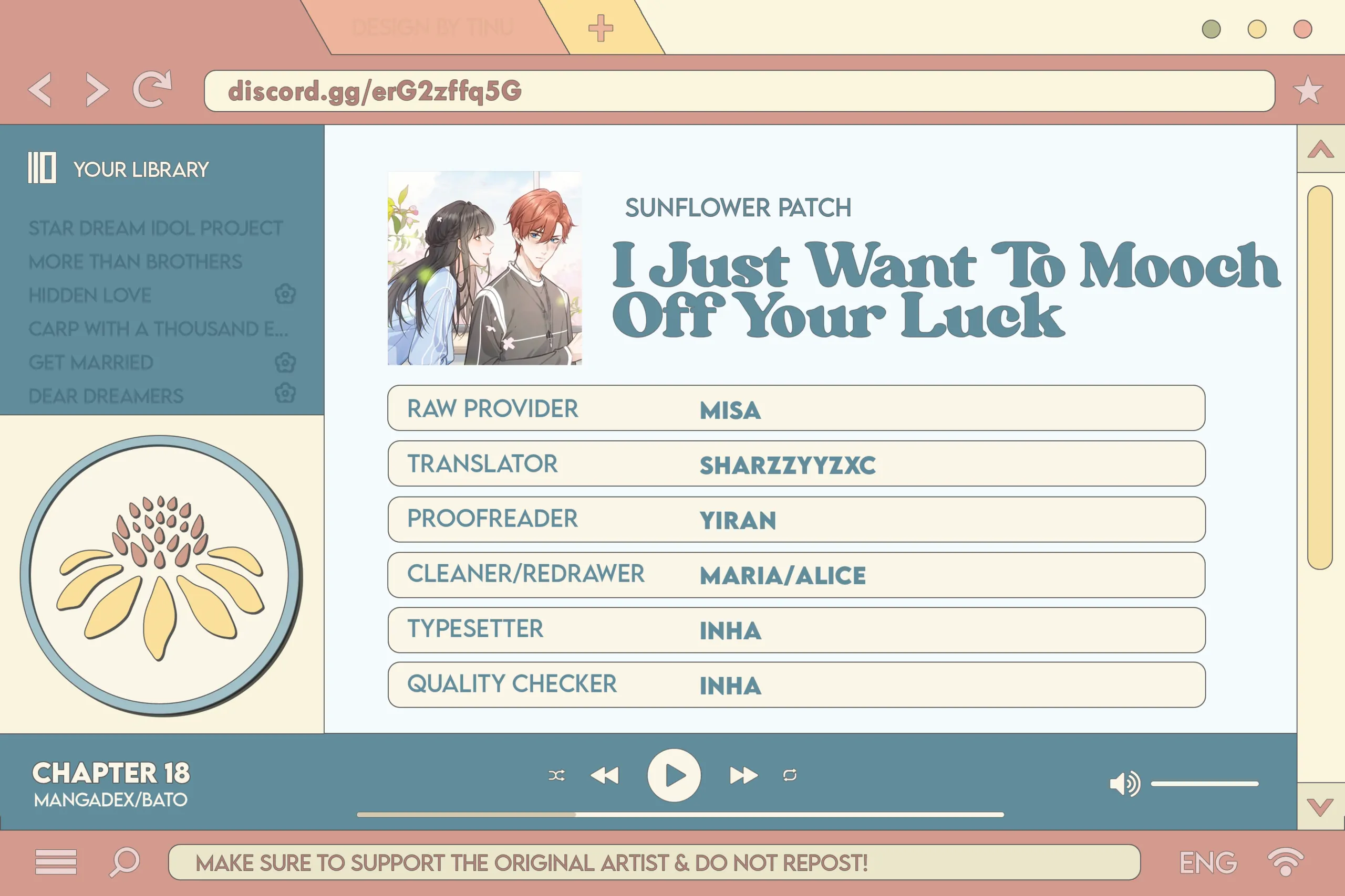I Just Want To Mooch Off Your Luck Chapter 18 page 13