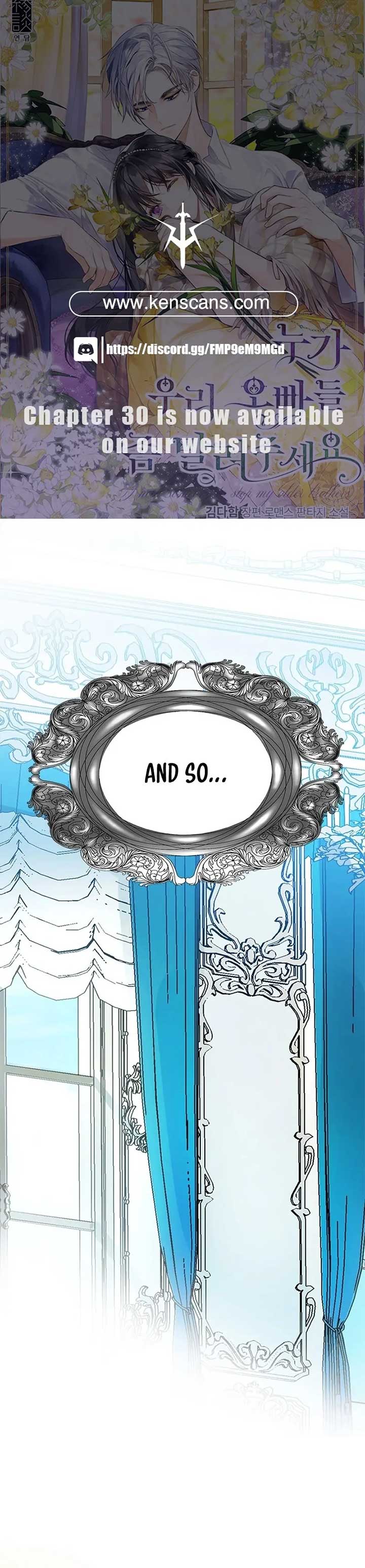 I Need Someone to Stop My Older Brothers Chapter 14 page 0