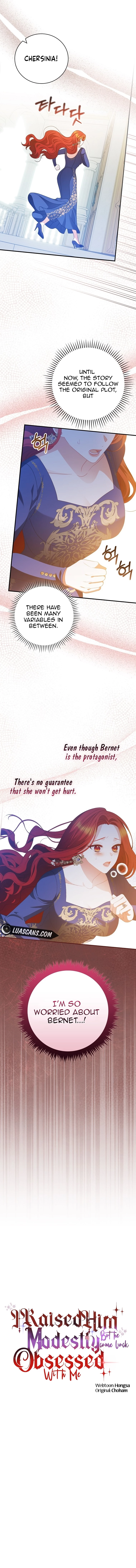 I Raised Him Modestly, But He Came Back Obsessed With Me Chapter 58 page 2