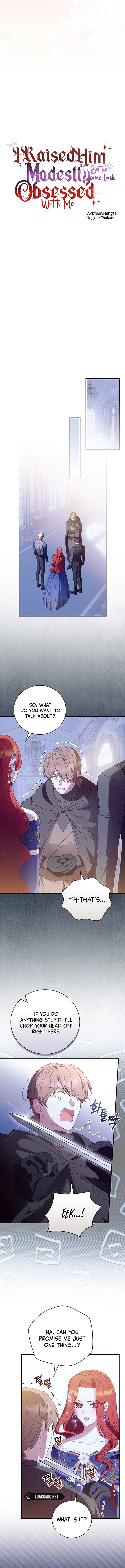 I Raised Him Modestly, But He Came Back Obsessed With Me Chapter 72 page 1