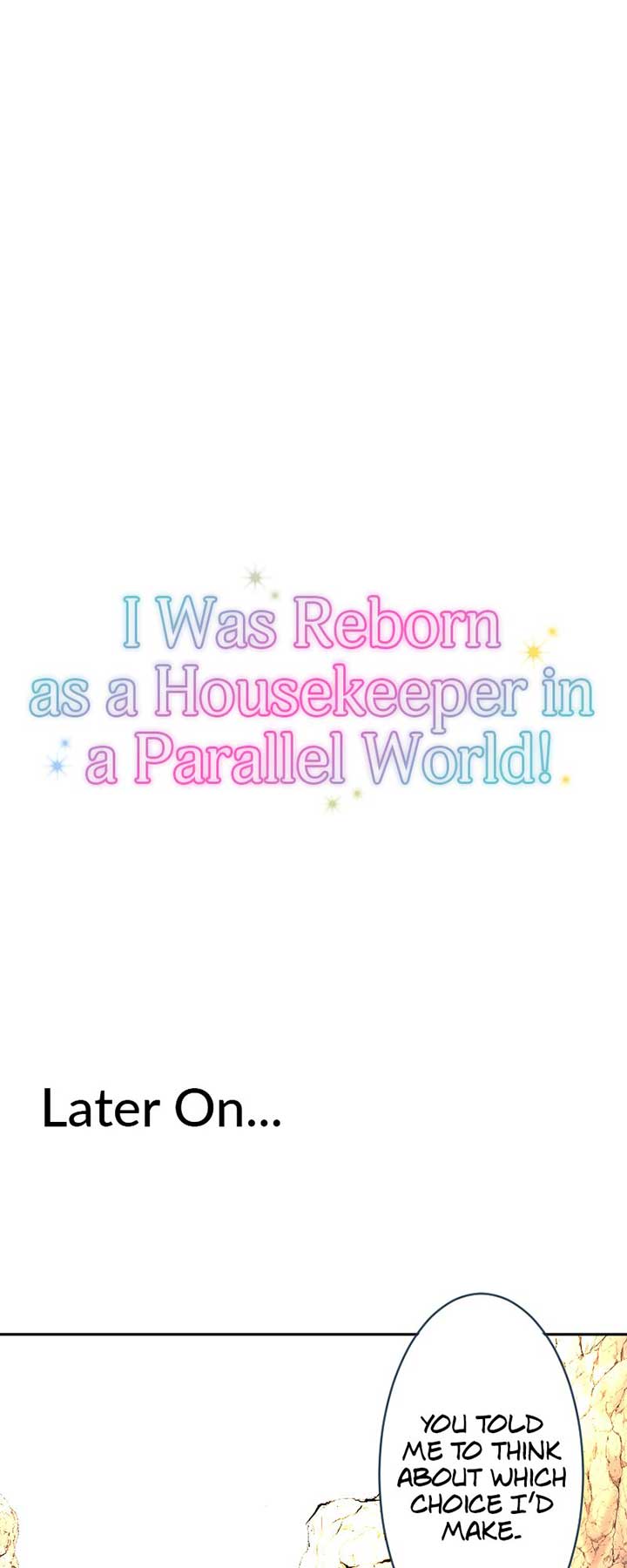 I was Reborn as a Housekeeper in a Parallel World! Chapter 186 page 78