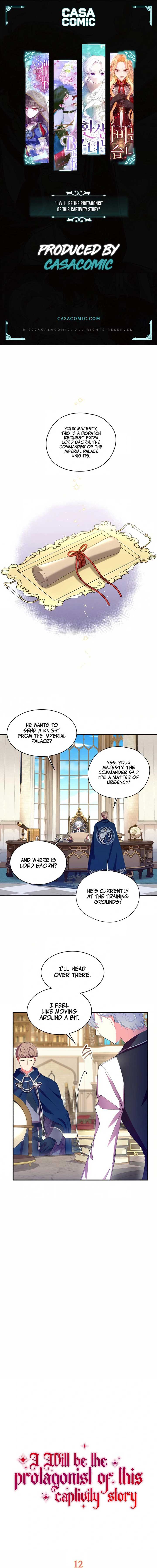 I Will Be The Protagonist of This Captivity Story Chapter 12 page 0