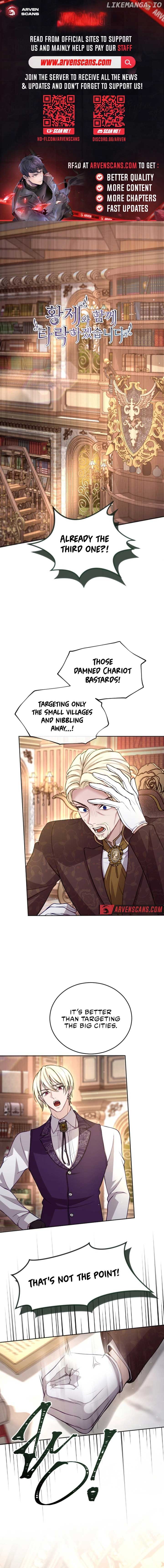 ‏I Will Fall With The Emperor Chapter 101 page 0