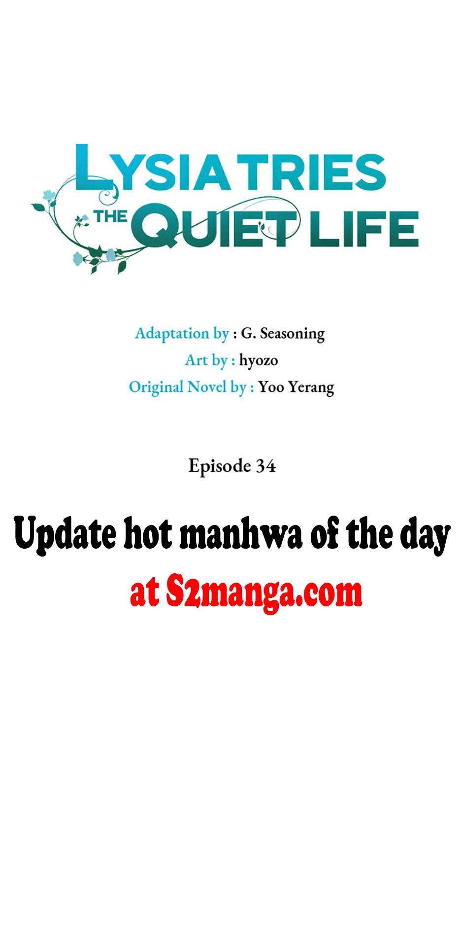 I Will Live as a Supporting Role in This Life Chapter 34 page 6