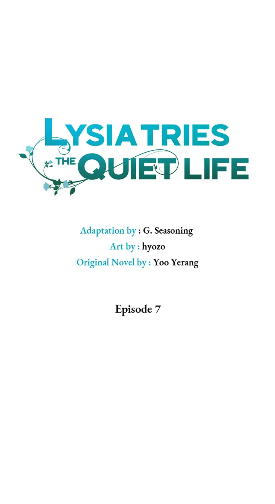 I Will Live as a Supporting Role in This Life Chapter 7 page 6