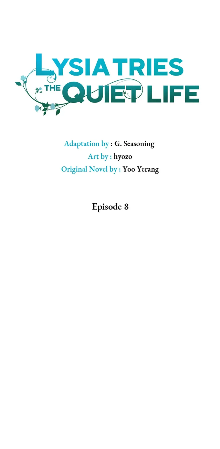 I Will Live as a Supporting Role in This Life Chapter 8 page 5