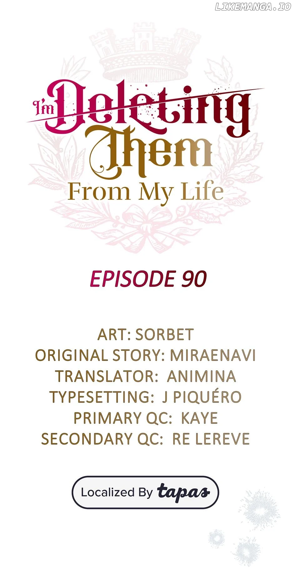 I Will Remove Them From My Life Chapter 90 page 0