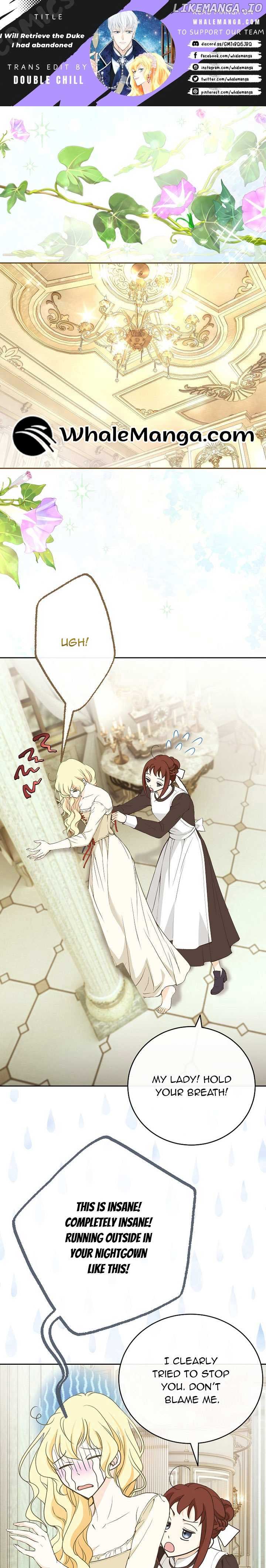 I will retrieve the Duke I had abandoned Chapter 8 page 0