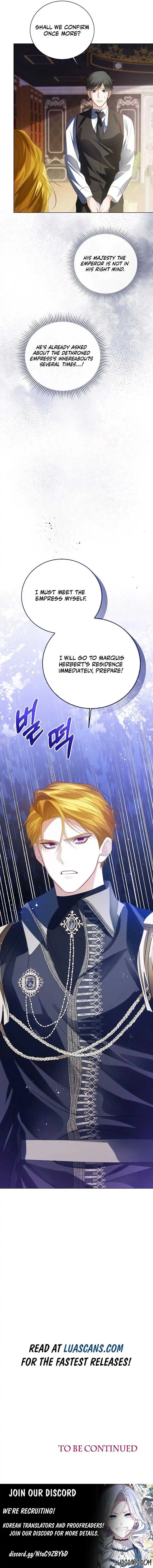 I Will Surrender My Position as the Empress Chapter 73 page 11