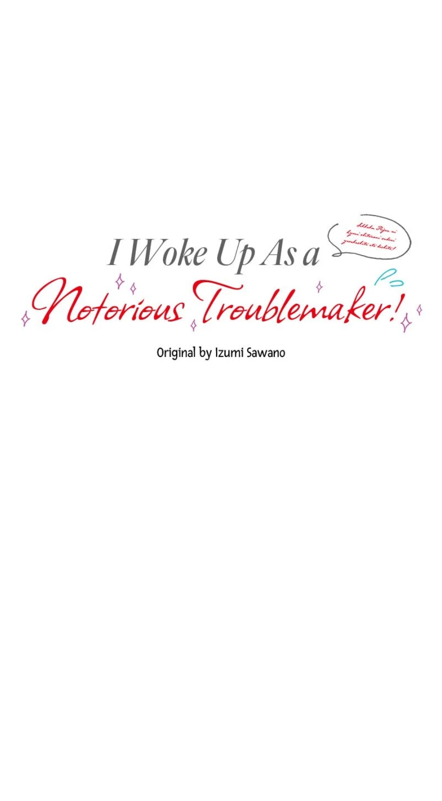 I Woke Up As a Notorious Troublemaker! Chapter 1 page 27