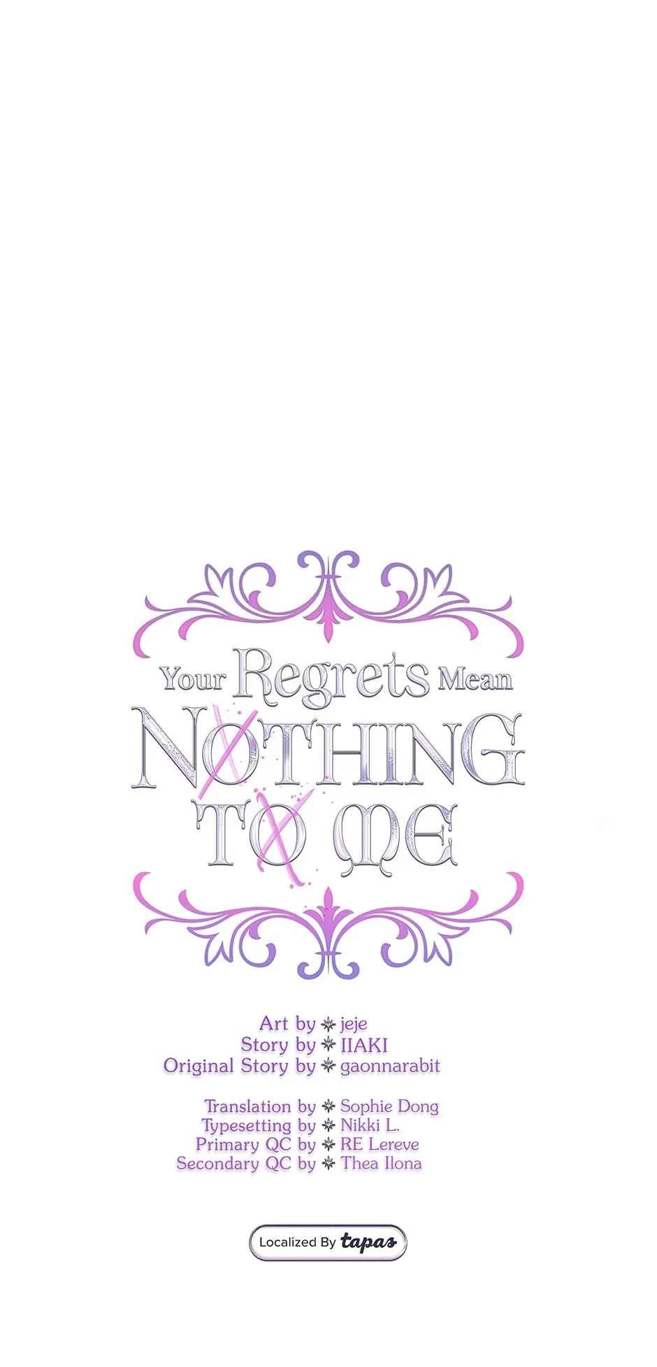 I Won’t Accept Your Regrets Chapter 105 page 9