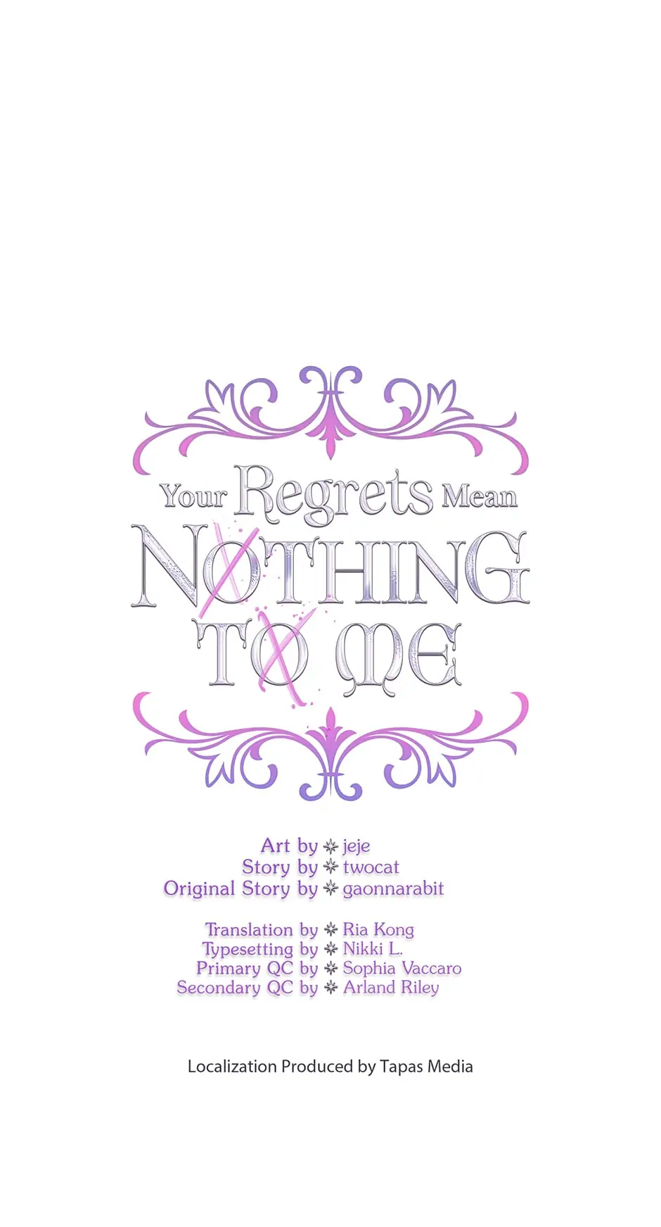 I Won’t Accept Your Regrets Chapter 32 page 14
