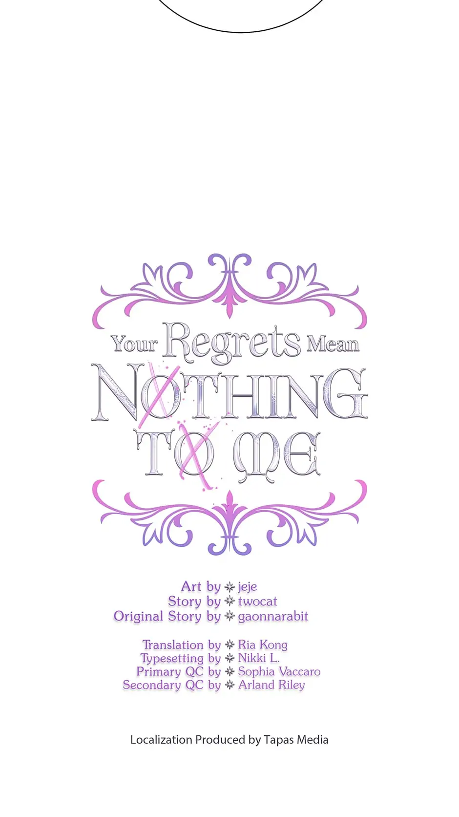 I Won’t Accept Your Regrets Chapter 38 page 3