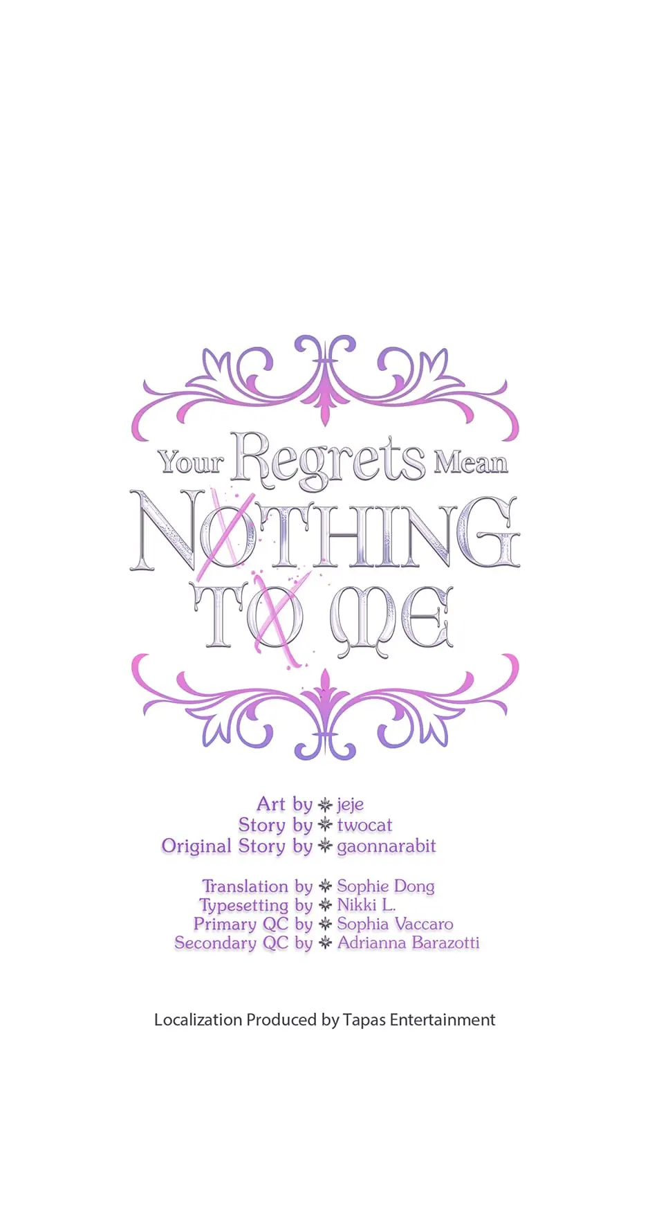 I Won’t Accept Your Regrets Chapter 54 page 14