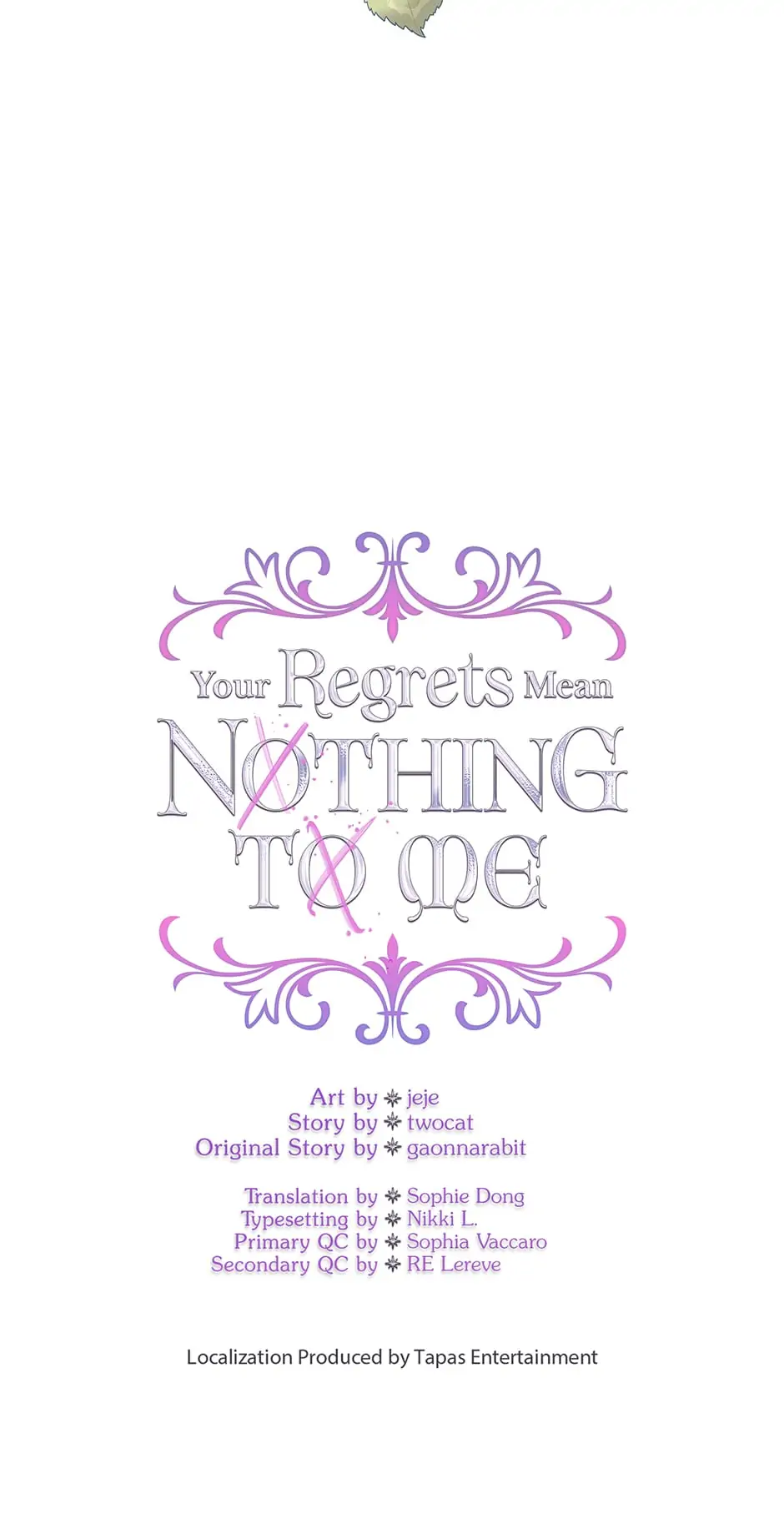 I Won’t Accept Your Regrets Chapter 63 page 6