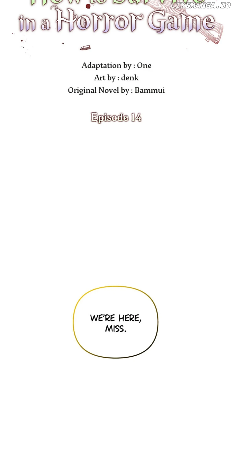 I’m a Supporting Role in a Horror Game, Don’t Kill Me Chapter 14 page 14