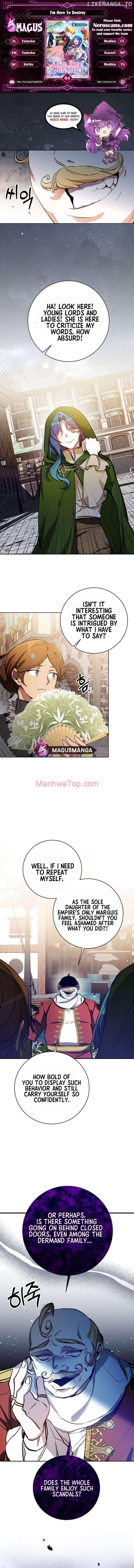 I’m Here to Destroy Chapter 4 page 0
