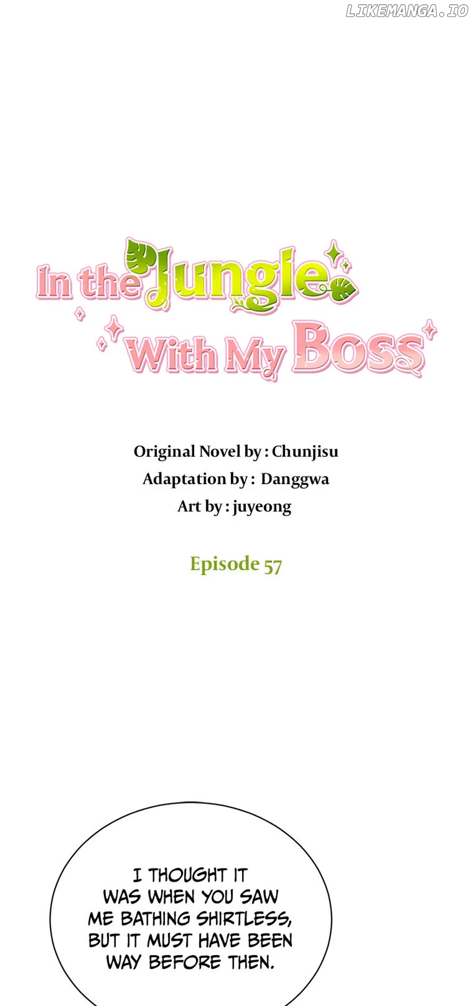 In the Jungle With My Boss Chapter 57 page 1