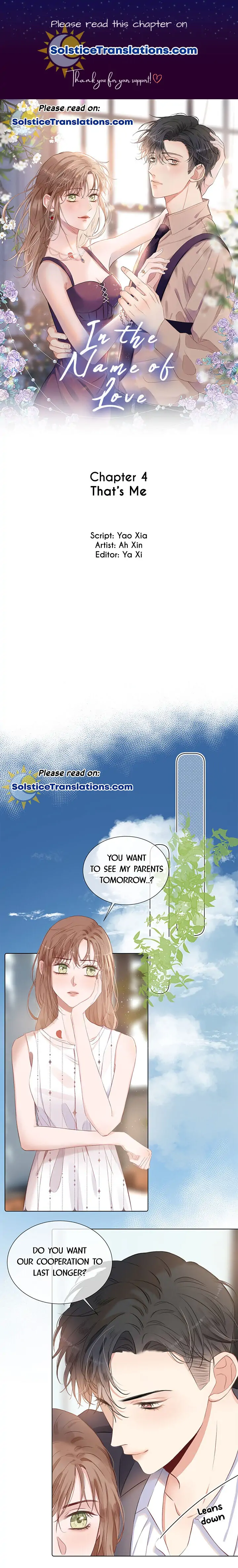 In the Name of Love Chapter 4 page 0