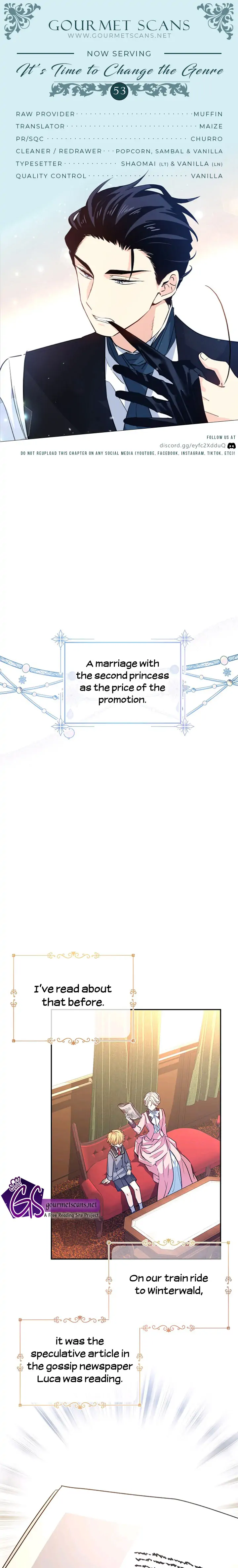 It’s Time to Change the Genre Chapter 53 page 0