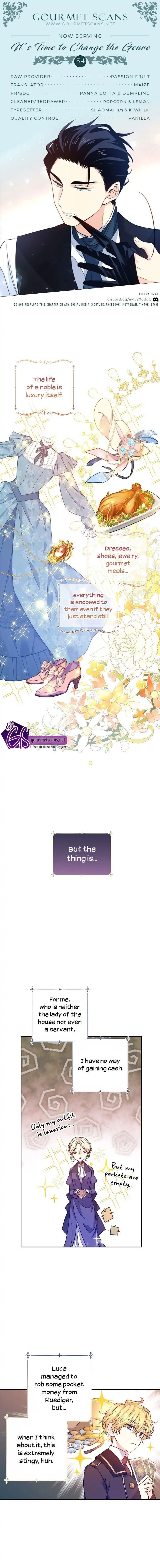 It’s Time to Change the Genre Chapter 54 page 0
