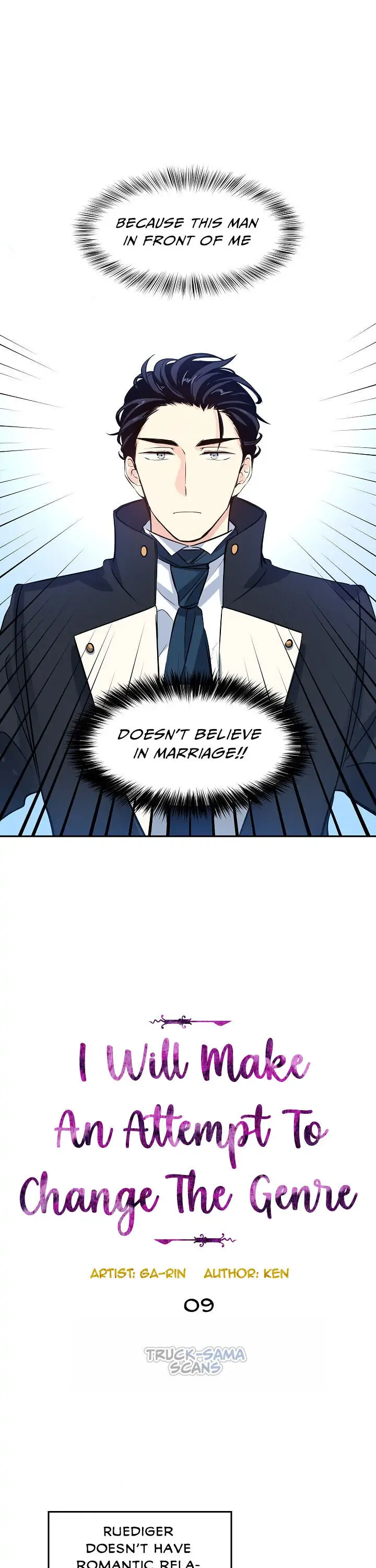 It’s Time to Change the Genre Chapter 9 page 1