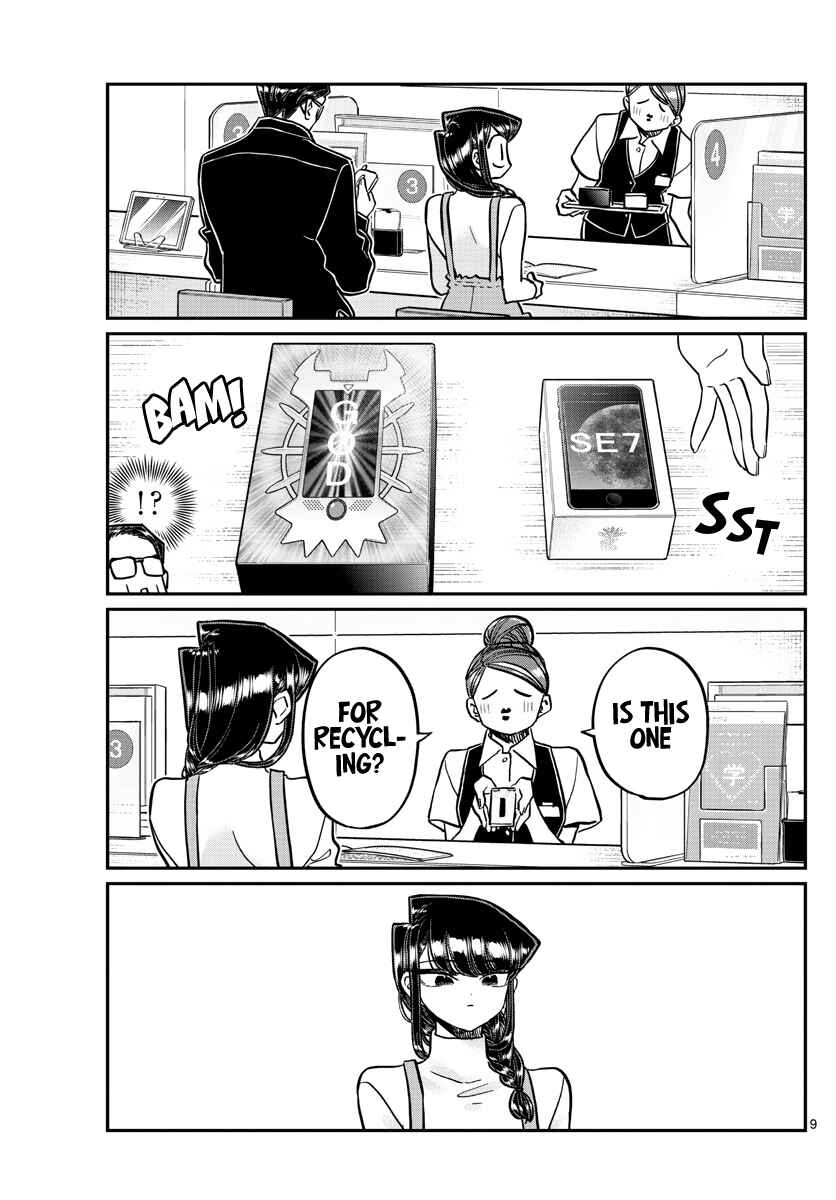 Komi-san wa Komyushou Desu. Chapter 350 page 9