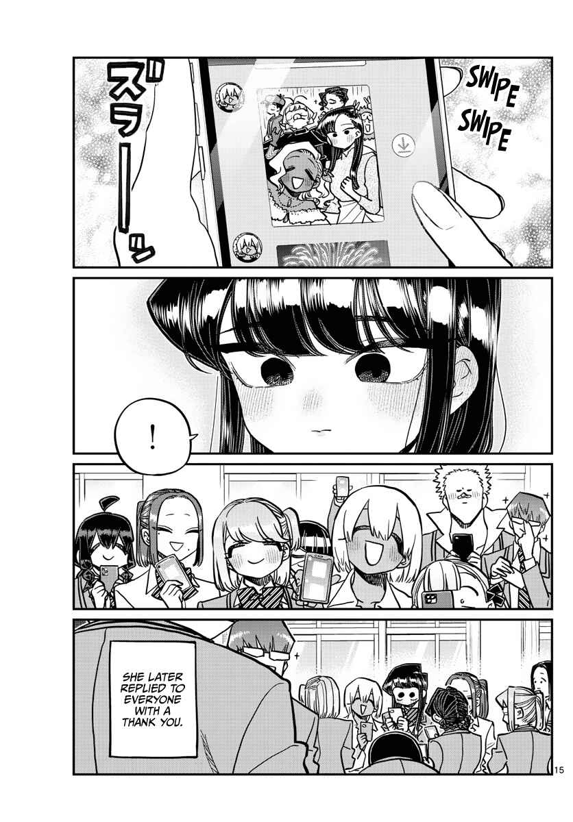 Komi-san wa Komyushou Desu. Chapter 350 page 15