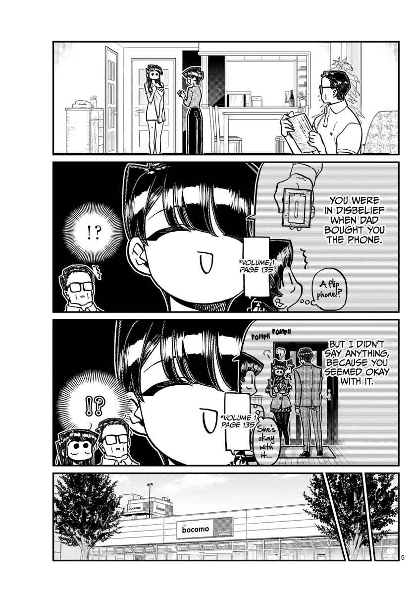 Komi-san wa Komyushou Desu. Chapter 350 page 5