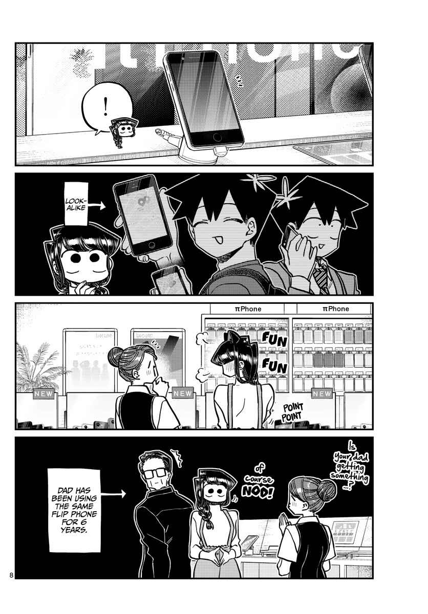Komi-san wa Komyushou Desu. Chapter 350 page 8
