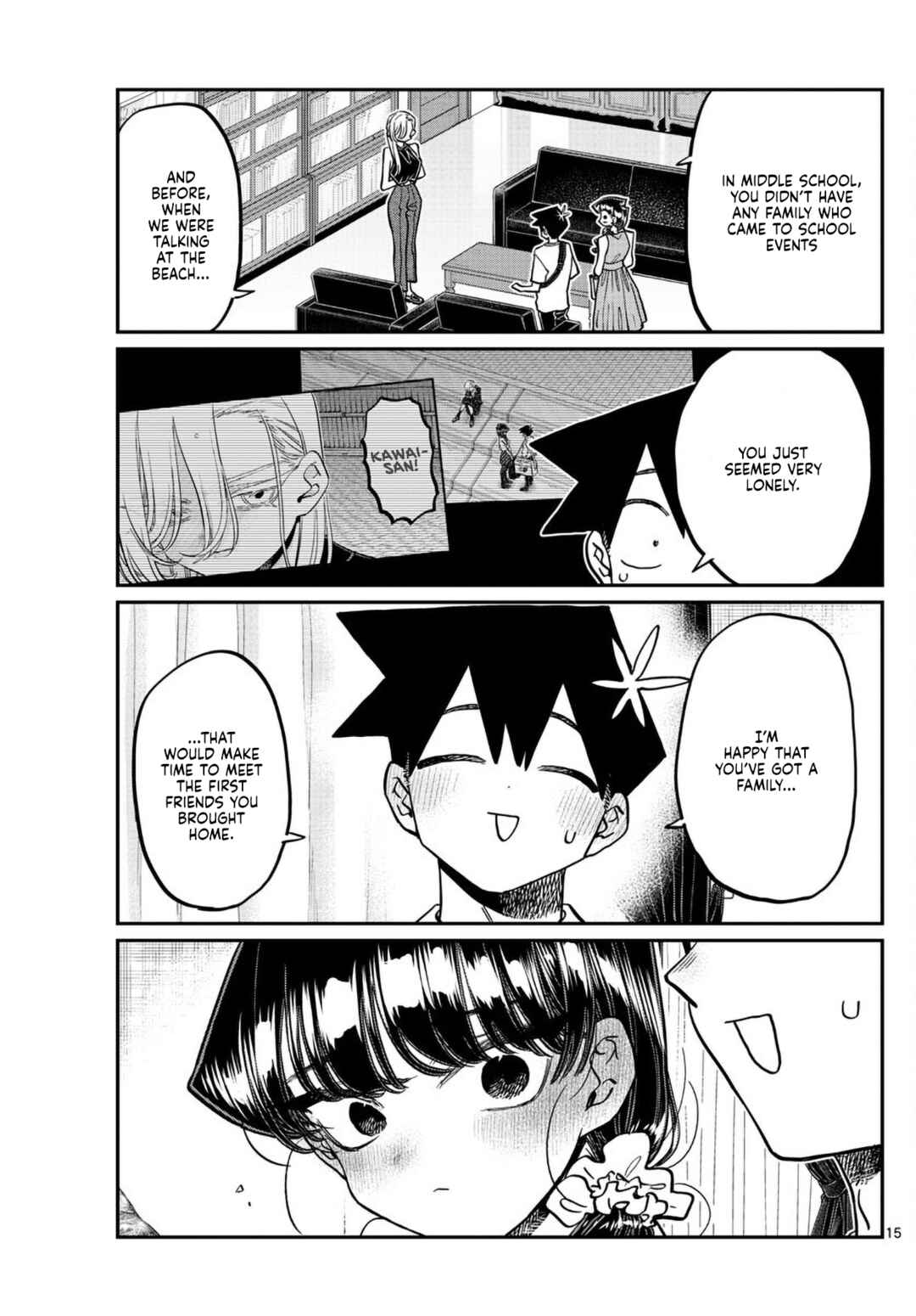 Komi-san wa Komyushou Desu. Chapter 400 page 14