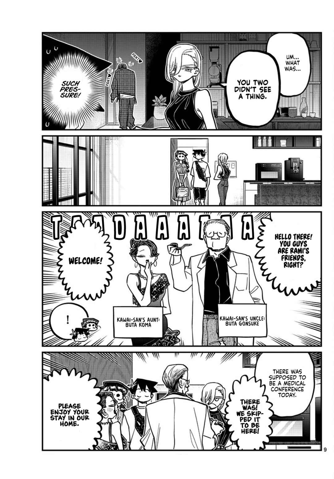 Komi-san wa Komyushou Desu. Chapter 400 page 8
