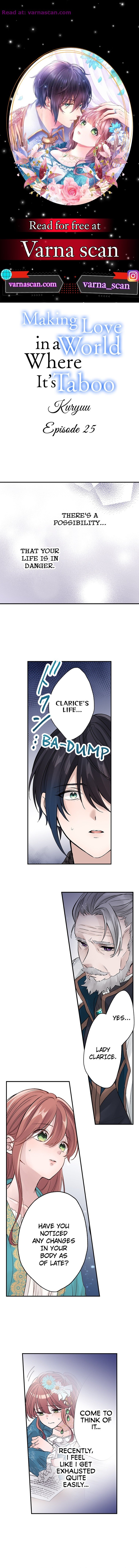 Making Love in a World Where It’s Taboo Chapter 25 page 0