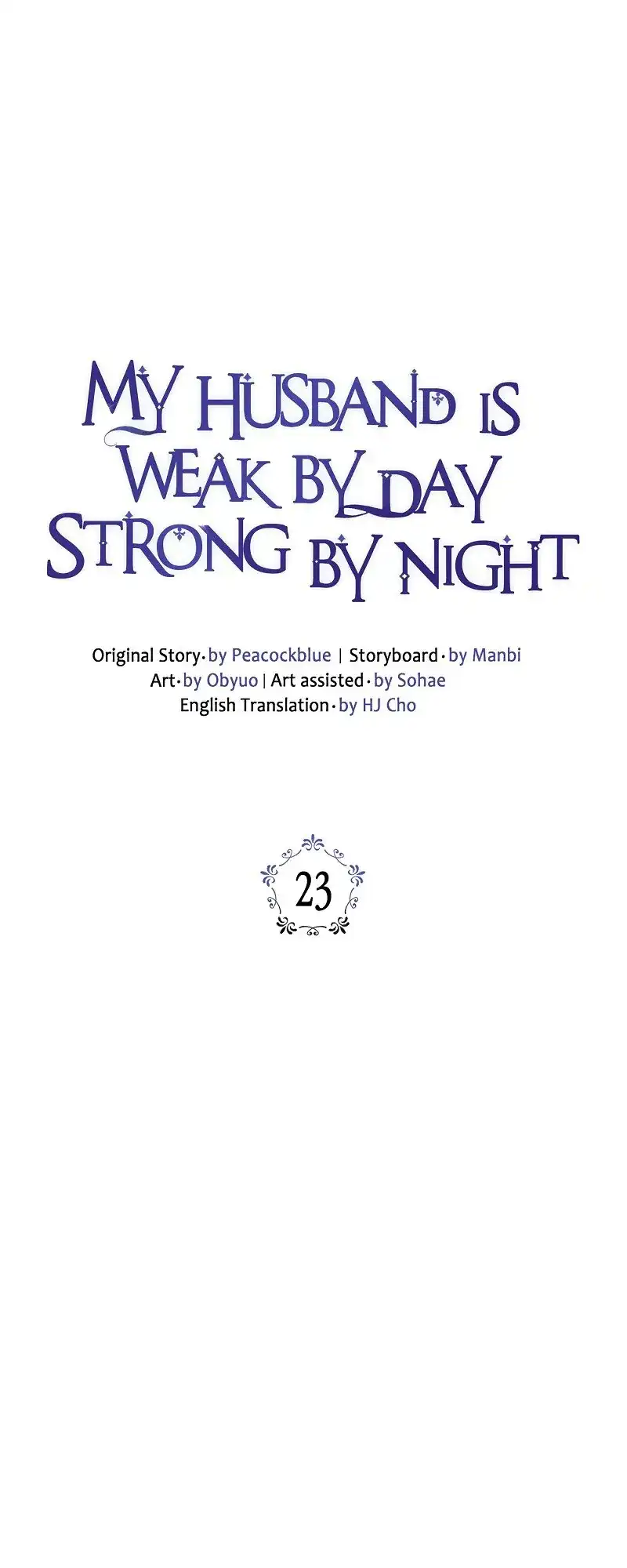 My Husband is Weak by Day, Strong by Night Chapter 23 page 1