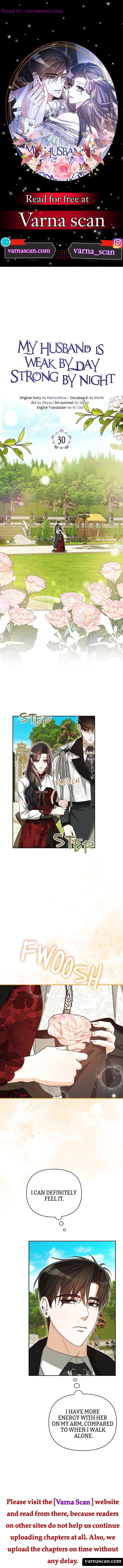 My Husband is Weak by Day, Strong by Night Chapter 30 page 0